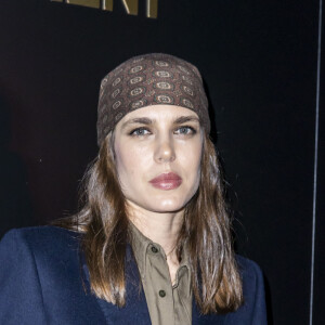 Charlotte Casiraghi au photocall du défilé de mode prêt-à-porter automne-hiver 2020/2021 Saint Laurent à Paris le 25 février 2020. © Olivier Borde / Bestimage