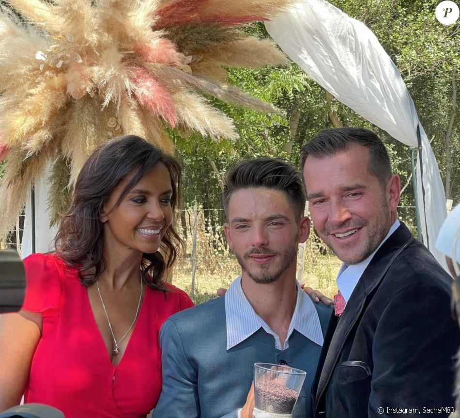 Mariage de Mathieu et Alexandre avec la présence de Karine Le Marchand, Instagram.