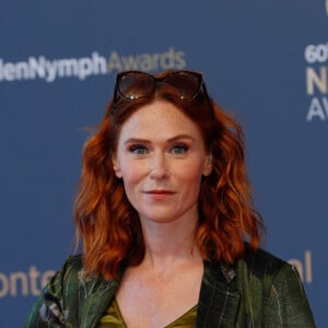 Audrey Fleurot lors du photocall de la cérémonie des Nymphes d'Or du 60ème festival de télévision de Monte Carlo au Grimaldi Forum à Monaco le 22 juin 2021. © Claudia Albuquerque / Bestimage