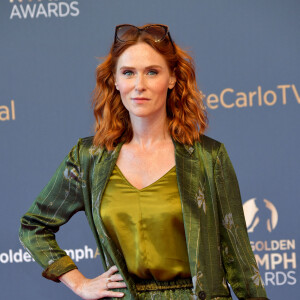 Audrey Fleurot lors du photocall de la cérémonie des Nymphes d'Or du 60ème festival de télévision de Monte Carlo au Grimaldi Forum à Monaco le 22 juin 2021. © Bruno Bebert / Bestimage