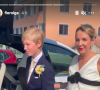 Photos du mariage civil de Tessy Antony de Nassau avec Frank Floessel, célébré en Suisse le 23 juillet 2021.