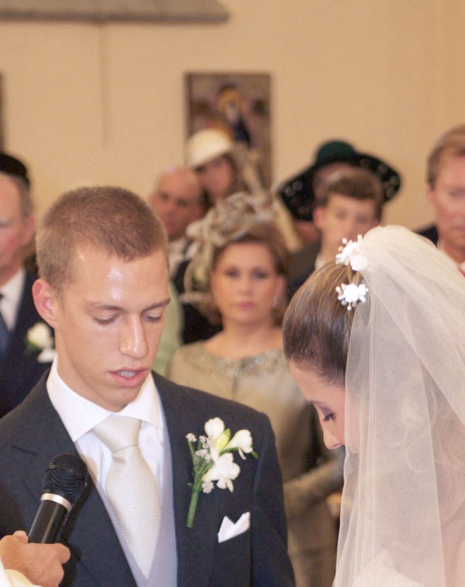 Mariage de Tessy Antony et du prince Louis de Luxembourg en l'église de Gilsdorf, le 29 septembre 2006.