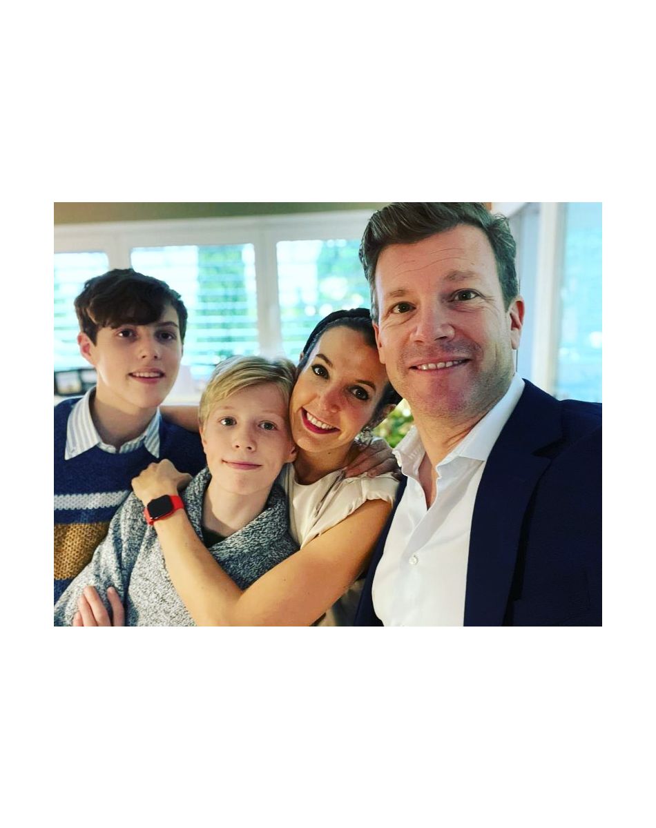 Tessy Antony de Nassau, ex-princesse de Luxembourg, en famille sur Instagram, décembre 2020.