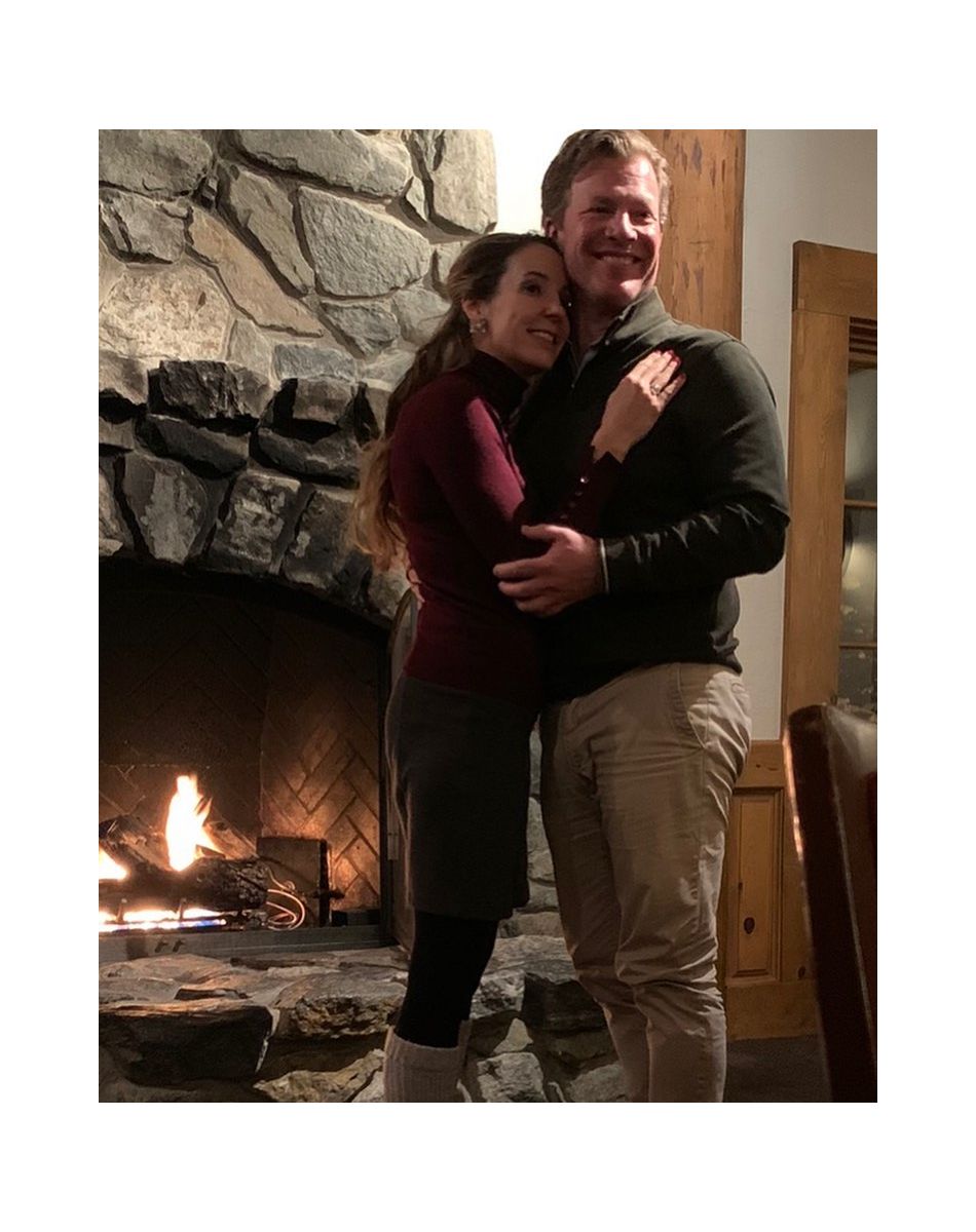Tessy Antony de Nassau, ex-princesse de Luxembourg, et son fiancé Frank Floessel sur Instagram, décembre 2020.