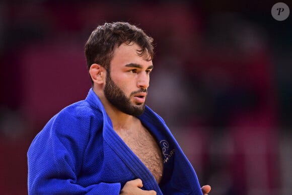 Luka Mkheidze (Fra - Bleu) -60kg - Jeux Olympiques de Tokyo 2020 - Judo Hommes < 60kg au Nippon Budokan. Tokyo, le 24 juillet 2021. 