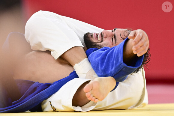 Yun Wei Yang (Tpe - blanc) vs Luka Mkheidze (fra - Bleu) Men -60kg - Jeux Olympiques de Tokyo 2020 - Judo Hommes < 60kg au Nippon Budokan. Tokyo, le 24 juillet 2021.