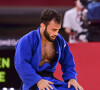 deception de Luka Mkheidze (fra - Bleu) Men -60kg - Jeux Olympiques de Tokyo 2020 - Judo Hommes < 60kg au Nippon Budokan. Tokyo, le 24 juillet 2021.