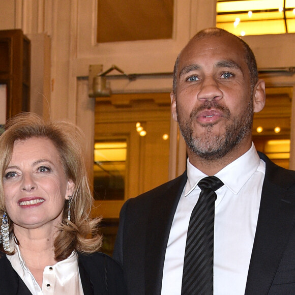Valérie Trierweiler et son compagnon Romain Magellan - Gala d'Enfance Majuscule donné au profit de l'enfance maltraitée à la salle Gaveau à Paris, le 25 mars 2019. © Giancarlo Gorassini/Bestimage