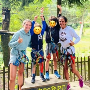 Clémence Castel (Koh-Lanta) en vacances avec ses enfants et sa compagne Marie - Instagram