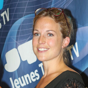 Exclusif - Aurélie Vaneck enceinte - Aurélie Vaneck (enceinte de son 2ème enfant) au 1er festival des jeunes talents à La Teste en Gironde le 5 juillet 2015.