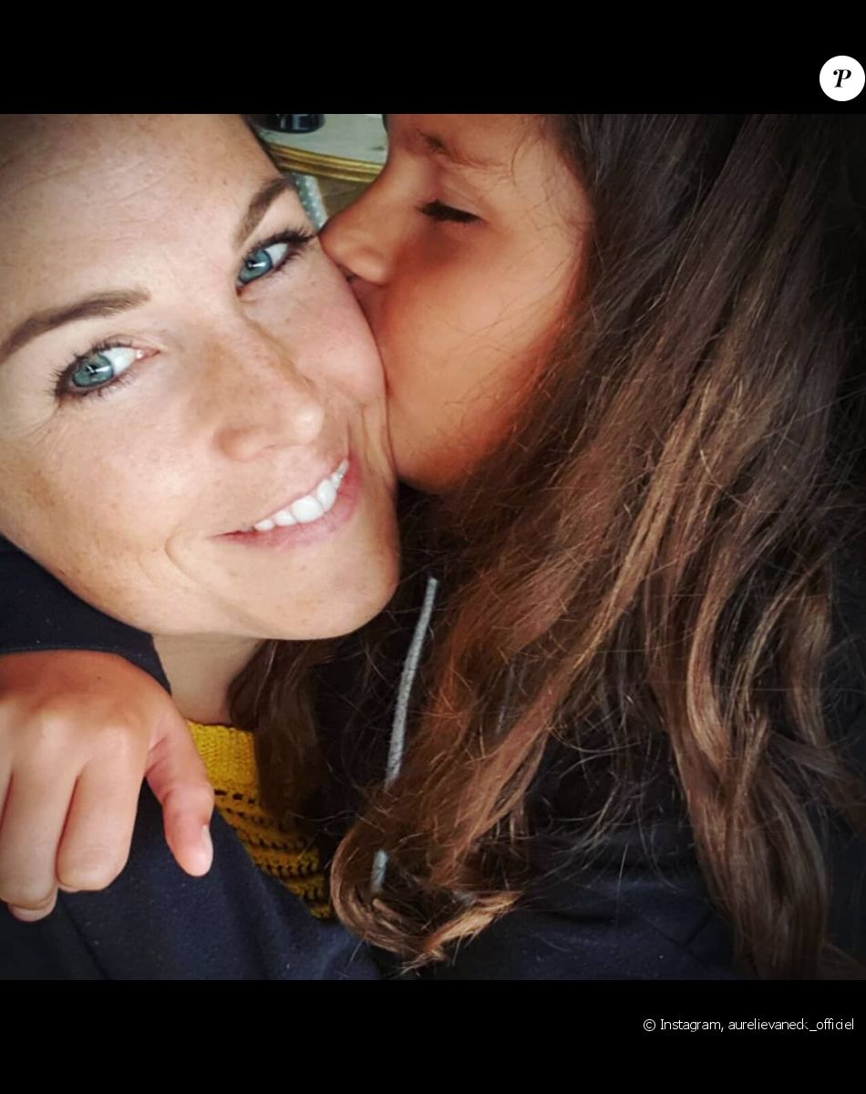 Aurélie Vaneck avec sa fille Liberté, le 13 août 2019
