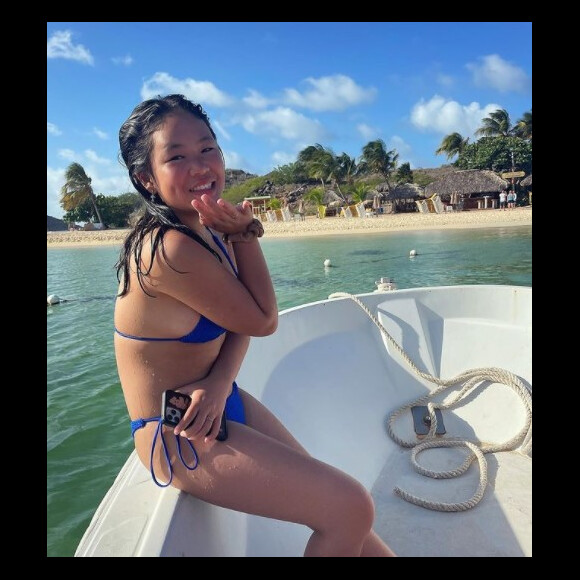 Joy Hallyday en vacances avec sa maman. Instagram. Le 25 juillet 2021.