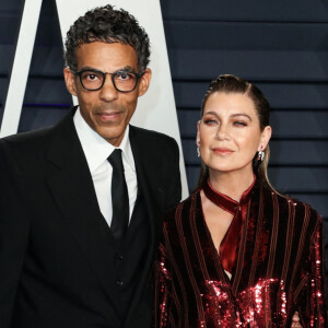 Chris Ivery et sa femme Ellen Pompeo - Soirée Vanity Fair Oscar Party à Los Angeles..