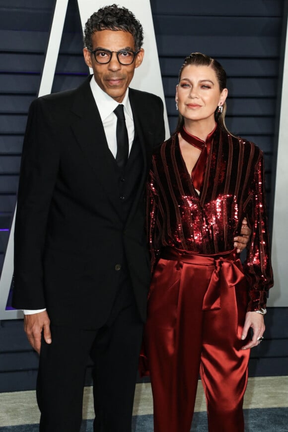 Chris Ivery et sa femme Ellen Pompeo - Soirée Vanity Fair Oscar Party à Los Angeles..