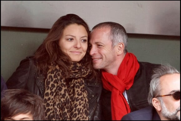Samuel Etienne et sa femme Helen à Roland Garros, en 2010.