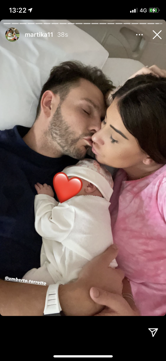 Martika et son mari Umberto Torretto présentent leur deuxième petite fille sur Instagram.