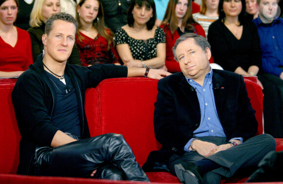 Jean Todt et Michael Schumacher chez Michel Drucker