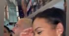 Christina Milian et M.Pokora fêtent leur rencontre dans le club L'Opéra à Saint Tropez le 3 août 2021.