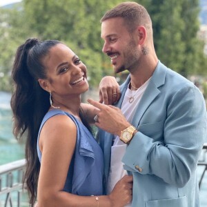 Christina Milian et M.Pokora ont fêté leur rencontre dans le club L'Opéra à Saint Tropez.