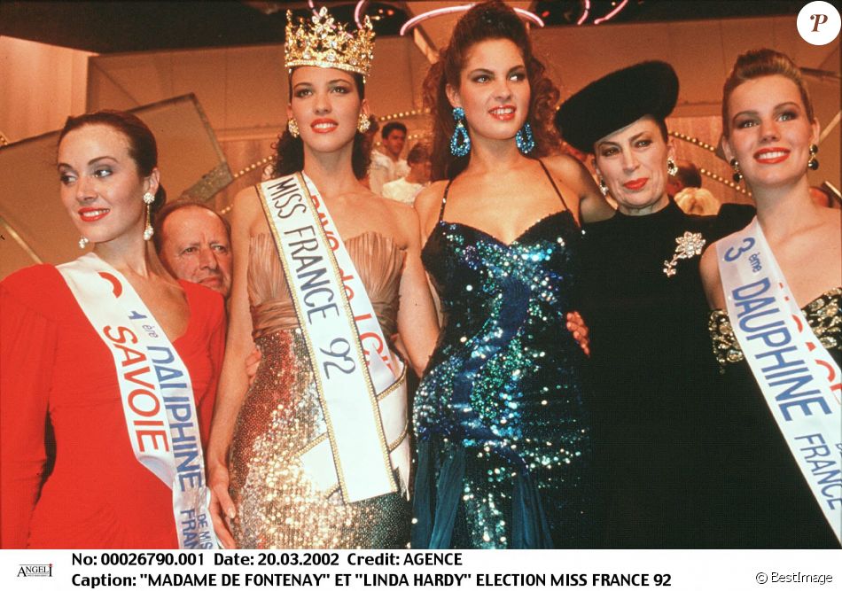 Linda Hardy élue Miss France 1992