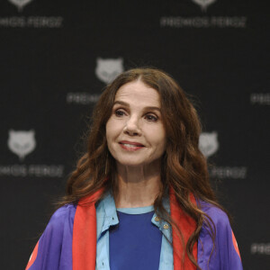 L'actrice Victoria Abril assiste à une conférence de presse pour son prix honorifique Feroz 2021 au Cetro de Arte de Alcobendas à Madrid, Espagne