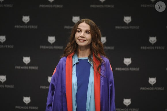 L'actrice Victoria Abril assiste à une conférence de presse pour son prix honorifique Feroz 2021 au Cetro de Arte de Alcobendas à Madrid, Espagne