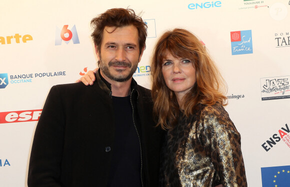 Gwendoline Hamon et Alexandre Varga au photocall de la cérémonie d'ouverture de la 21ème édition du festival des créations télévisuelles de Luchon, France, le 6 février 2019. © Patrick Bernard/Bestimage