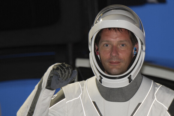 L'astronaute de l'ESA (Agence spatiale européenne) Thomas Pesquet avant le lancement de la mission Crew-2 à Cap Canaveral, Floride, Etats-Unis, le 23 avril 2021.