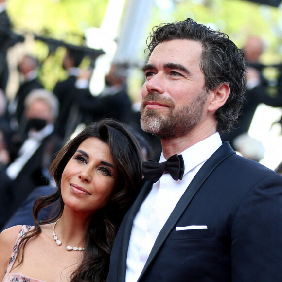 Reem Kherici et son mari Gilles Lemaire - Montée des marches du film " OSS 117 : Alerte rouge en Afrique Noire " lors du 74ème Festival International du Film de Cannes. © Borde-Jacovides-Moreau / Bestimage 