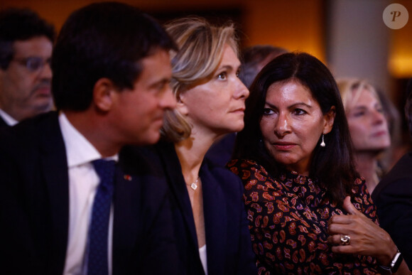 Manuel Valls, Valérie Pécresse, Anne Hidalgo - Inauguration du centre européen du Judaïsme à Paris le 29 octobre 2019. © Hamilton/Pool/Bestimage
