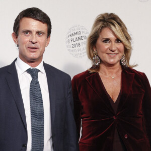 Manuel Valls et sa compagne Susanna Gallardo - Soirée "Los Premios Planeta 2018 awards" à Barcelone en Espagne.