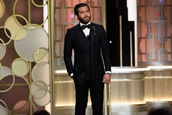 Jake Gyllenhaal - Show lors de la 74ème cérémonie annuelle des Golden Globe Awards à Beverly Hills, Los Angeles, Californie, Etats-Unis, le 8 janvier 2017. © HFPA/Zuma Press/Bestimage 