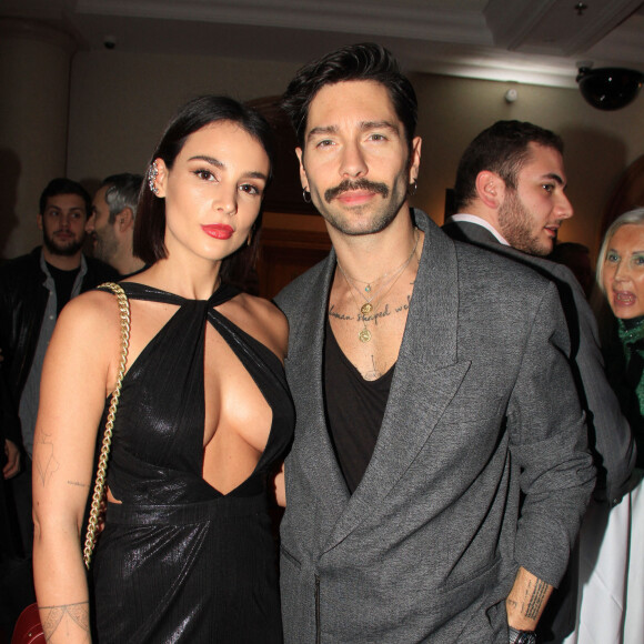 Jade Leboeuf et son mari Stéphane Rodrigues - Soirée du Grand Dîner à l'hôtel Marriott Champs-Elysées à Paris le 18 décembre 2019. © Philippe Baldini/Bestimage