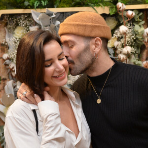 Jade Leboeuf et son mari Stéphane Rodrigues - Présentation de la liqueur St-Germain à Paris. © Veeren/Bestimage