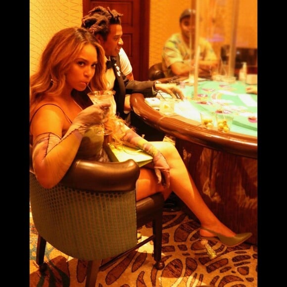 Beyoncé et Jay-Z au casino.