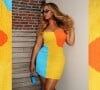 Beyoncé dans un look acidulé pour l'été.