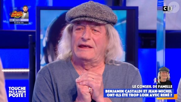 René Malleville s'explique avec Benjamin Castaldi et Jean-Michel Maire dans "Touche pas à mon poste", le 19 novembre 2020, sur C8