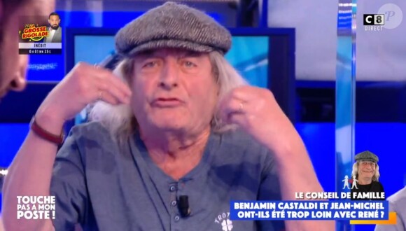 René Malleville s'explique avec Benjamin Castaldi et Jean-Michel Maire dans "Touche pas à mon poste", le 19 novembre 2020, sur C8