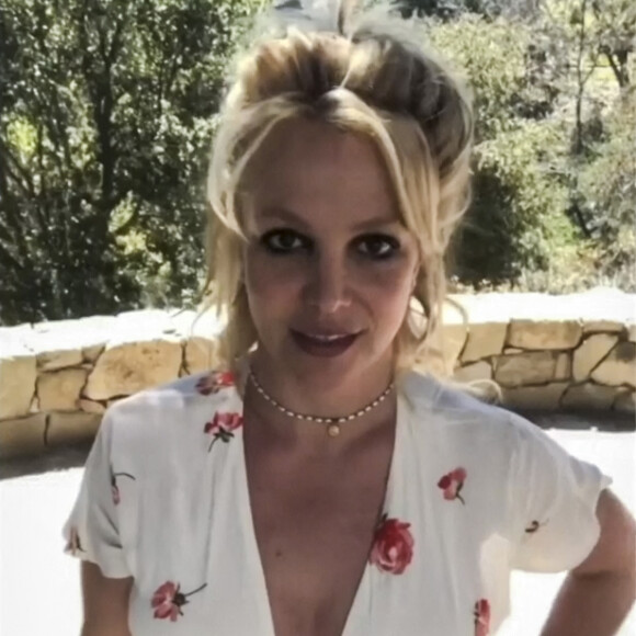 Britney Spears sur les réseaux sociaux. Los Angeles. Le 5 août 2021.