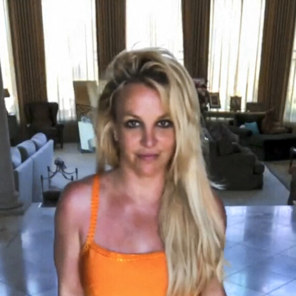 Britney Spears sur les réseaux sociaux. Los Angeles. Le 5 août 2021.