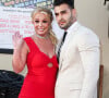 Britney Spears et son compagnon Sam Asghari - Les célébrités assistent à la première de "Once Upon a Time in Hollywood" à Hollywood.