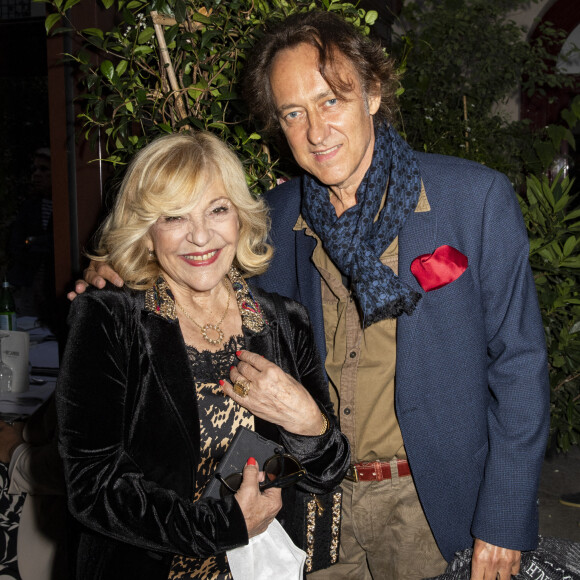 Nicoletta et son mari Jean-Christophe Molinier au "Le Récamier" à Paris. © Jack Tribeca/Bestimage