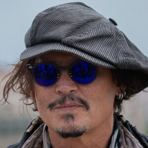 L'acteur américain Johnny Depp présente le film "Minamata" lors de la 5ème édition du BCN Film Fest à Barcelone, Espagne, le 16 avril 2021.