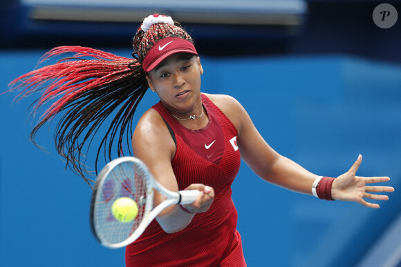 La Japonaise Naomi Osaka lors des Jeux Olympiques de Tokyo 2020, le 26 juillet 2021. © Rodrigo Reyes Marin/Zuma Press/Bestimage