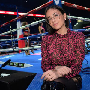 Agathe Auproux lors du gala de boxe Univent à l'AccorHotels Arena de Paris pour le championnat du monde WBA le 15 novembre 2019. © Veeren / Bestimage