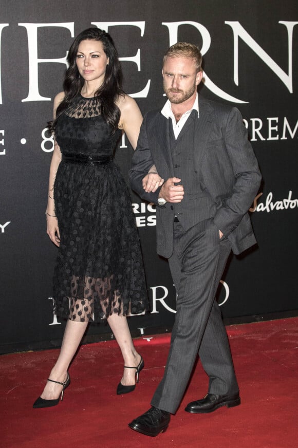 Laura Prepon et Ben Foster à la première de "Inferno" à Florence. Italie, le 8 octobre 2016. © Future-Image via Zuma Press/Bestimage