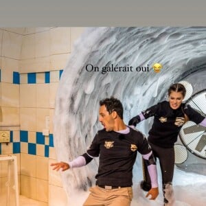 Iris Mittenaere et son compagnon Diego El Glaoui dans Fort Boyard.