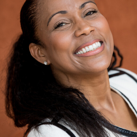 Christine Kelly - Jour 1 - People dans le village lors des Internationaux de Tennis de Roland-Garros à Paris, le 27 mai 2018. © Jacovides/Moreau/Bestimage