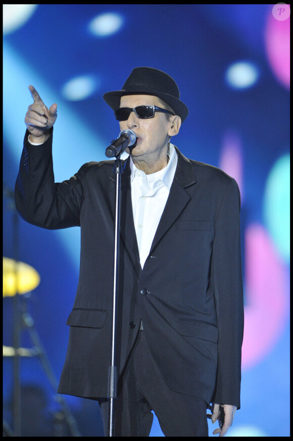 Alain Bashung au Zénith de Paris en 2009.