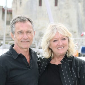 Charlotte de Turckheim et Bruno Wolkowitch - 19e édition du Festival de la Fiction TV de la Rochelle, le 16 septembre 2017. © Patrick Bernard/Bestimage